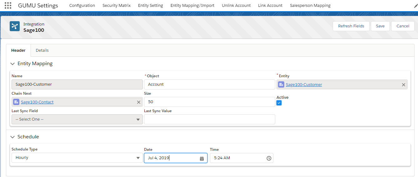 Import Routine for Custom Object
