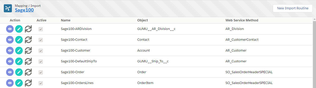 Entity Mapping Import