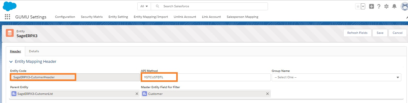 Customer Entity