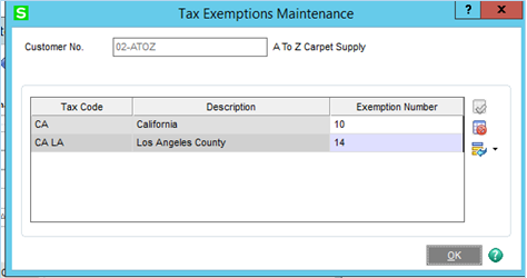 Tax Exemption CA LA