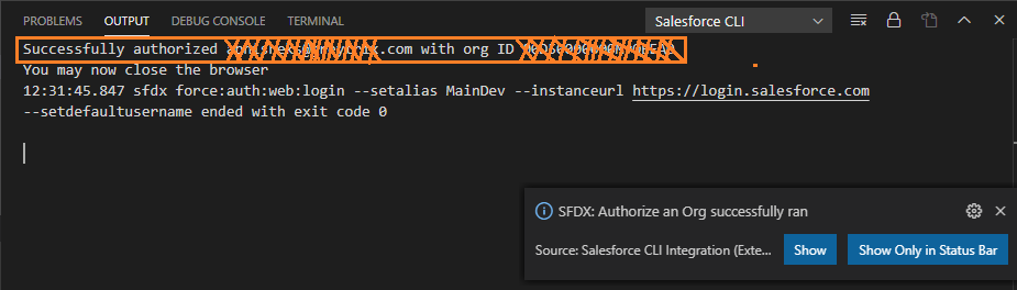 Auth Success