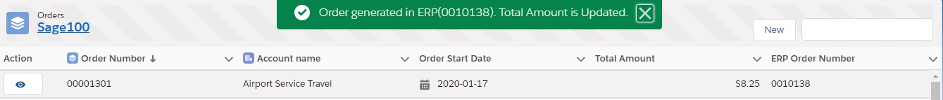 Order Promoted Successfully