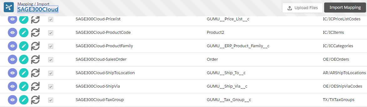 Mapping and Import