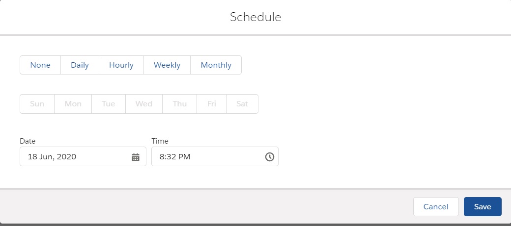 Schedule the Process