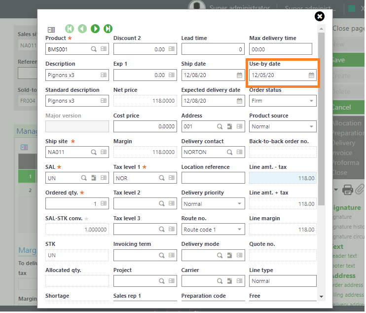 Sage X3 Product Information