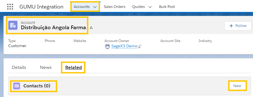 Salesforce Related Tab