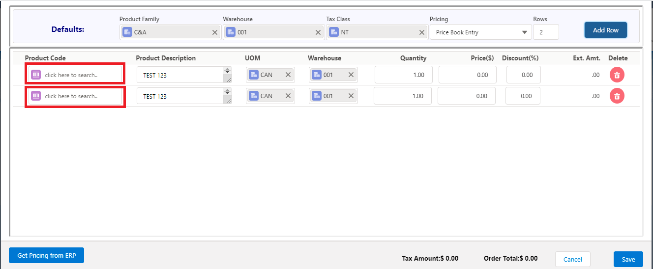 Sage 100 QLE Product Item