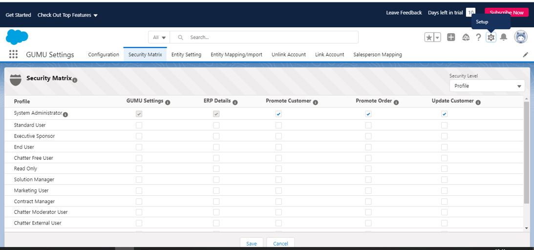 Salesforce Org Setup