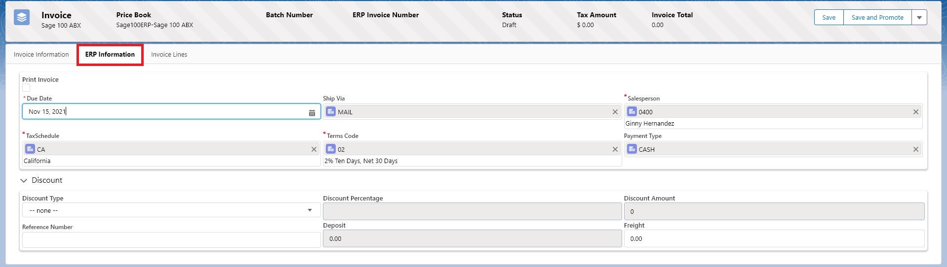 ERP Information