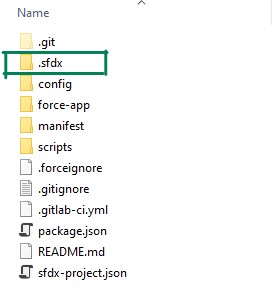 SFDX Folder - Needs Deletion