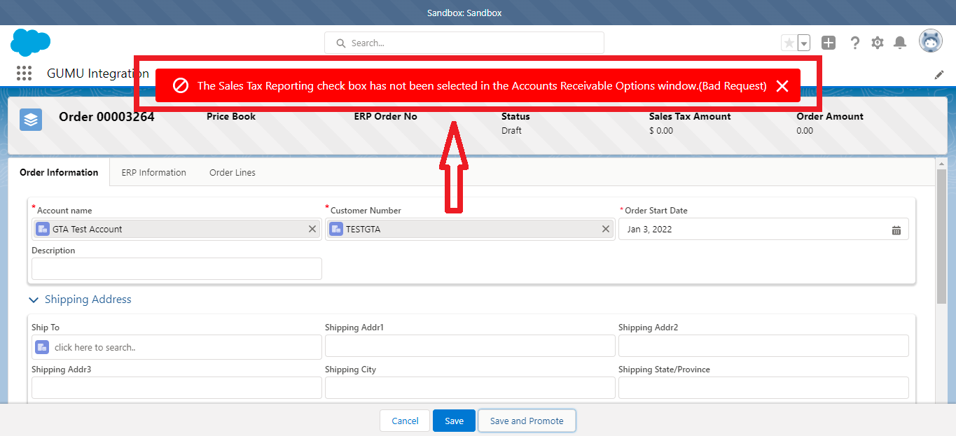 Sales Tax Reporting Error Image