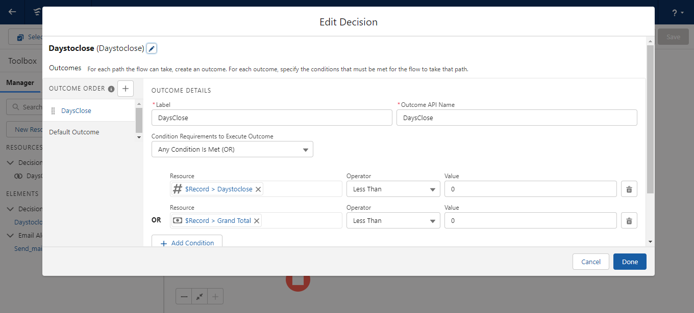 Decision in Flow
