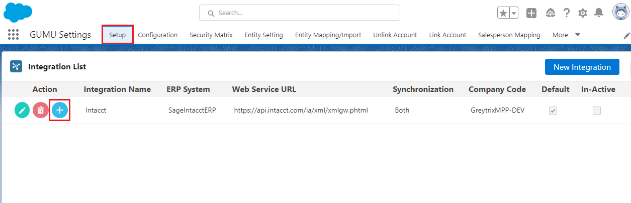 Button To Create Default Entity and Mappings