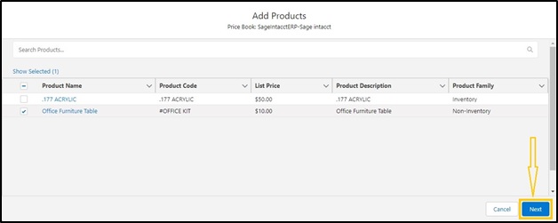 Select Product