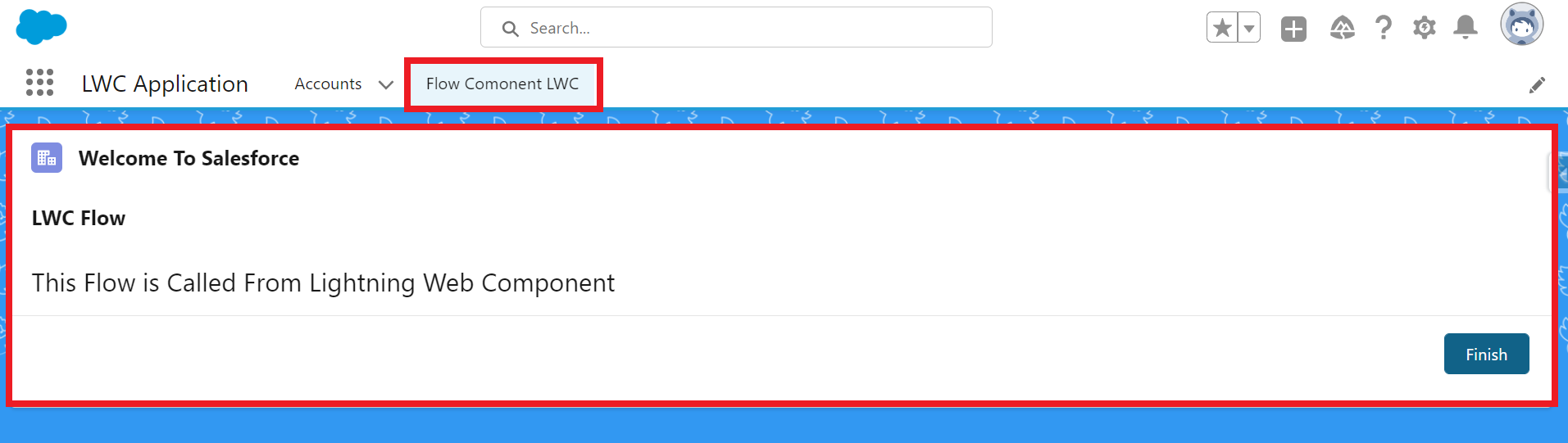 call Screen Flow from Lightning Web Component