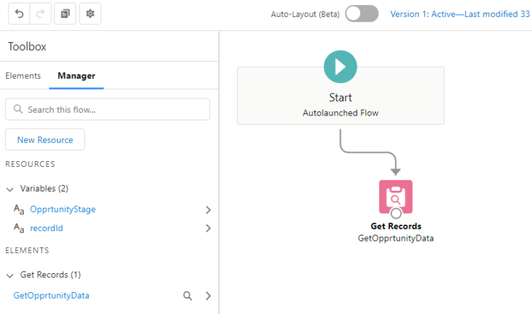 Invoke lightning auto launched flow