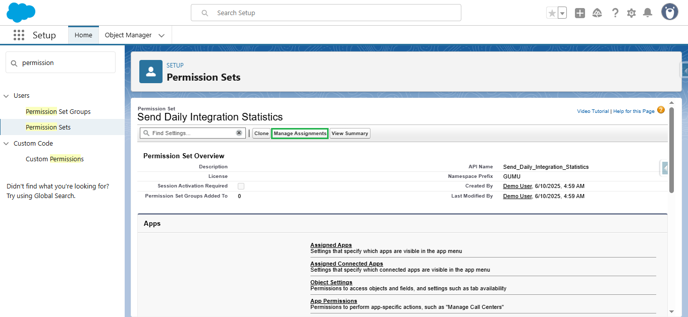Permission Sets