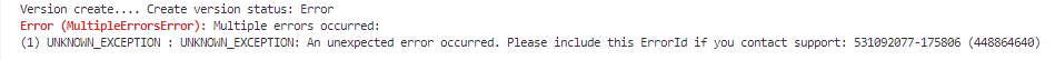 Unknown Exception Type-2