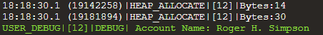 Queueable Log