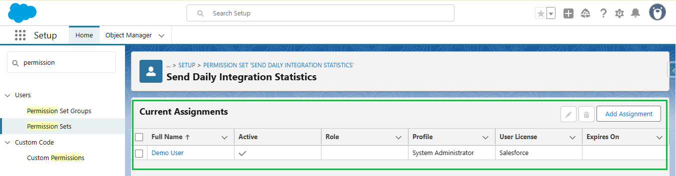 Manage Assignments