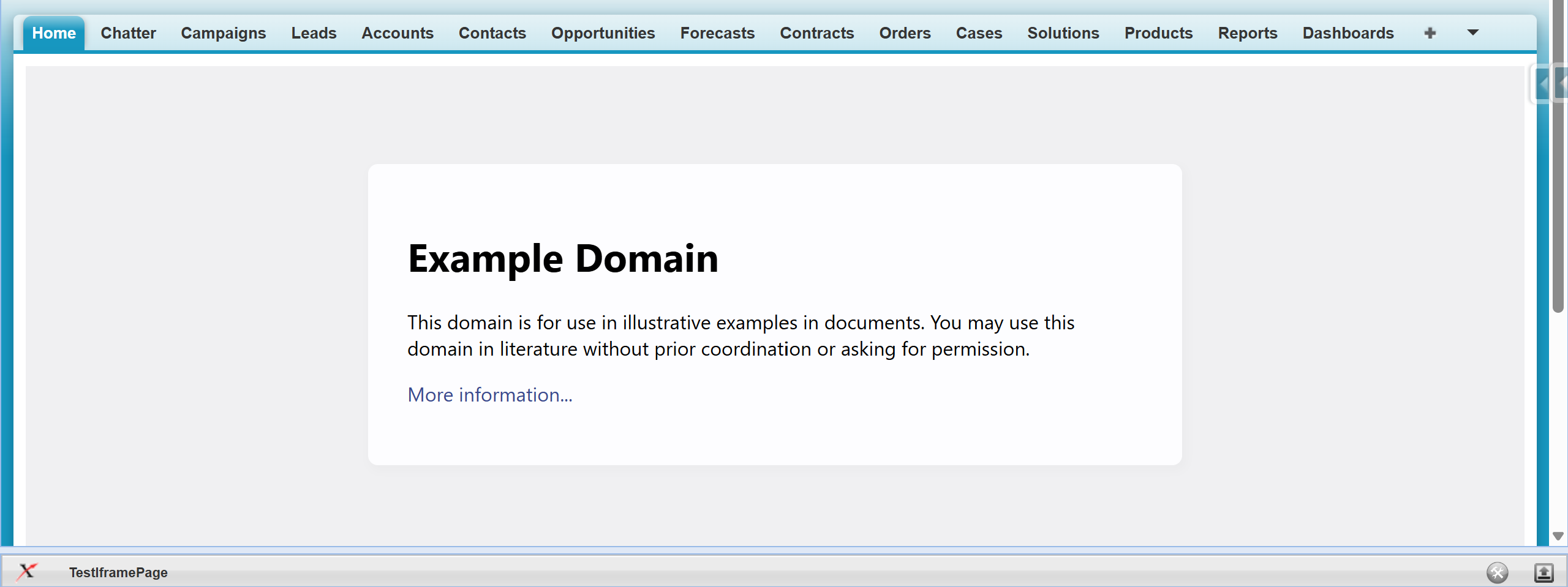 Iframe Loaded Successfully