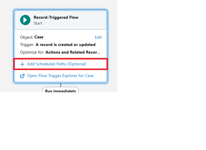 Click on Add Scheduled Paths