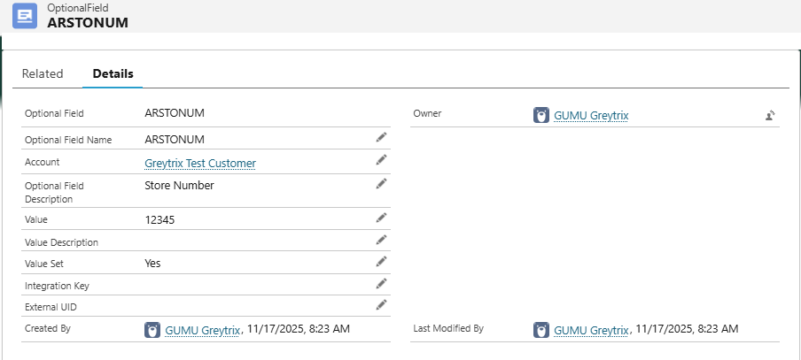 Imported Optional Field in Salesforce