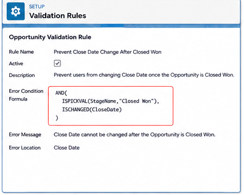 Validation Rule