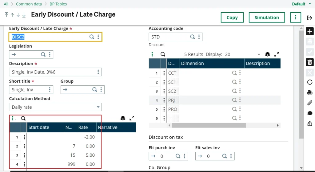 Early Settlement Discount