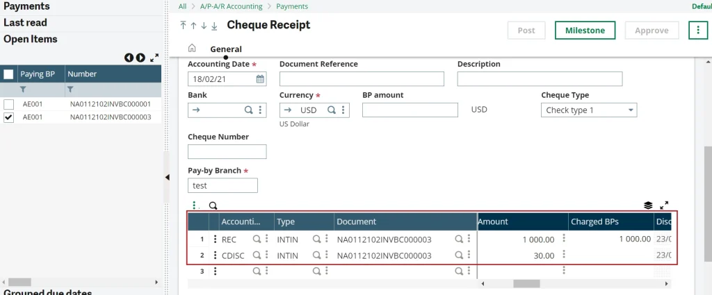 Early Settlement Discount