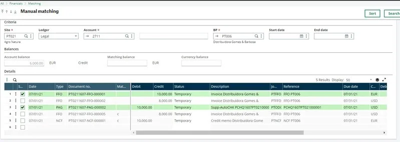 how to match open items in sage x3 image-4