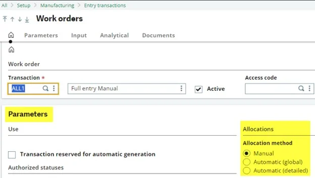 Process to Organize Your Work Orders in Sage X3 image-1