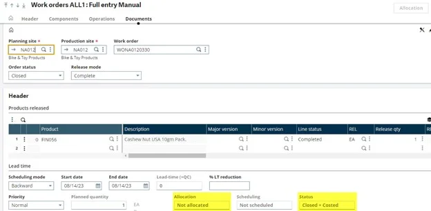 Process to Organize Your Work Orders in Sage X3 image-2