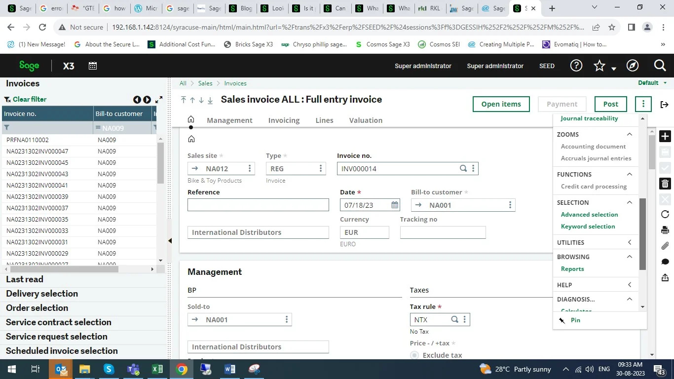 how to filter out the left list in sage x3 image-3