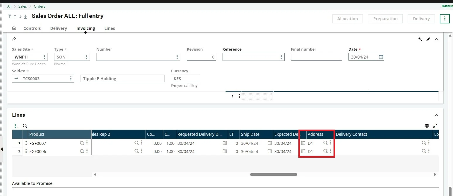 multiple location shipping in sage x3 image-4