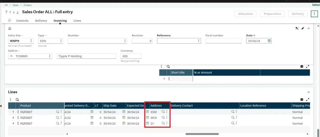 multiple location shipping in sage x3 image-6