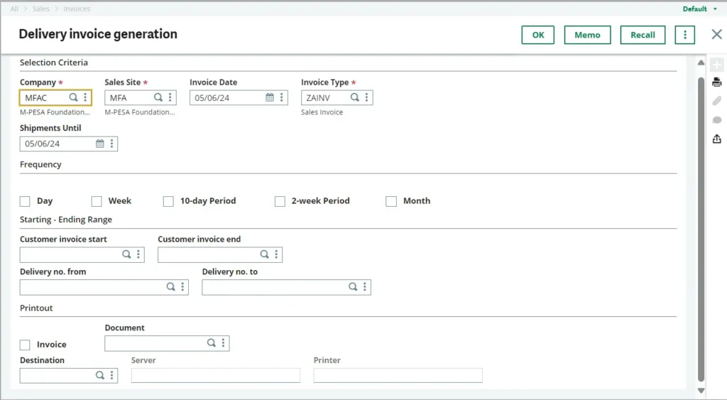 how to create automatic order invoicing in sage x3 image-1
