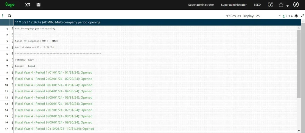 save time with sage x3 multi-company period opening image-5