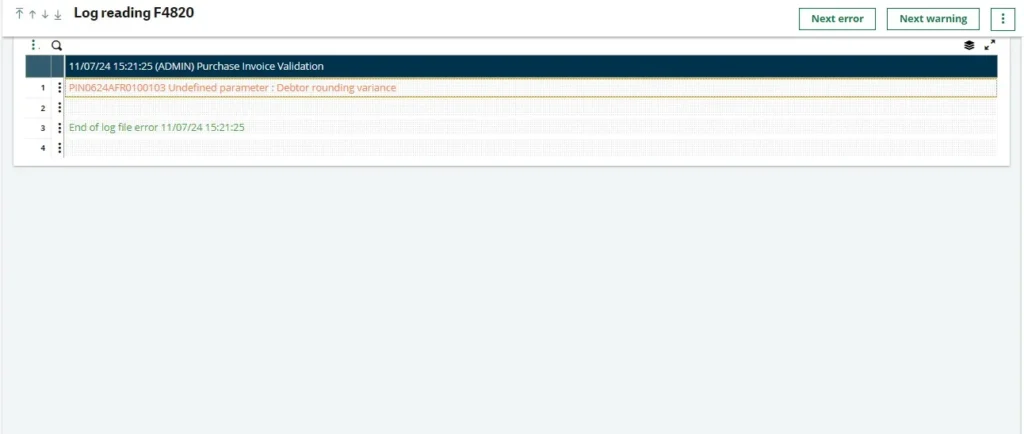 resolve debtor rounding variance error in sage x3 image-1